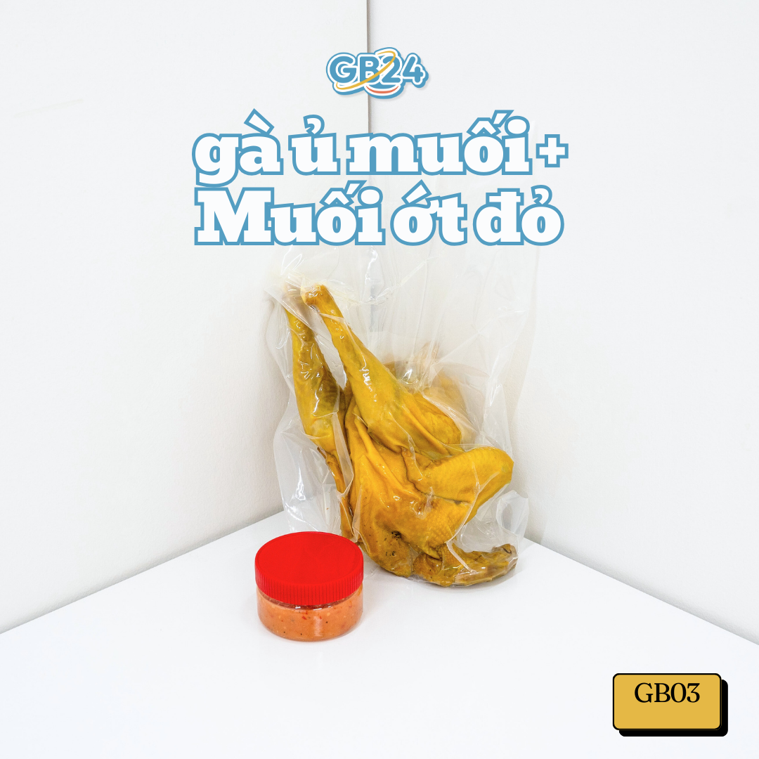 cánh gà ủ muối kèm sốt